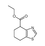 4-Ethoxycarbonyl-4,5,6,7-tetrahydro-benzo[d]thiazole结构式