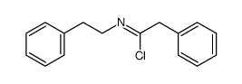 N-(2-phenethyl)phenacetimidoyl chloride Structure