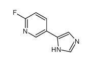 2-FLUORO-5-(1H-IMIDAZOL-4-YL)-PYRIDINE structure