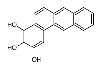 3,4-dihydrobenzo[a]anthracene-2,3,4-triol结构式