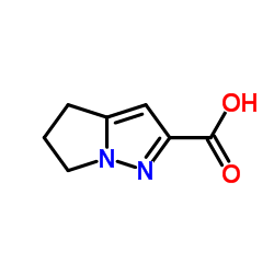 5,6-Dihydro-4H-pyrrolo[1,2-b]pyrazole-2-carboxylic acid structure