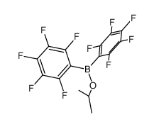 (C6F5)2B(OiPr) Structure