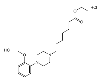 4-(2-Methoxyphenyl)-1-piperazineheptanoic acid ethyl·2hydrochloride结构式