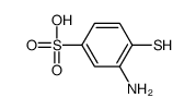 3-amino-4-sulfanylbenzenesulfonic acid Structure