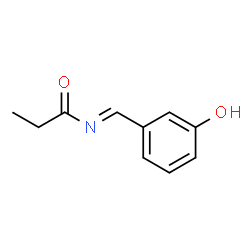 Propionamide,N-m-hydroxybenzylidene- (4CI) structure
