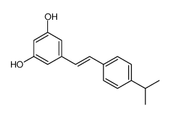5-[2-(4-propan-2-ylphenyl)ethenyl]benzene-1,3-diol结构式