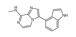 3-(1H-indol-4-yl)-N-methylimidazo[1,2-a]pyrazin-8-amine Structure
