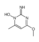 1-hydroxy-4-methoxy-6-methylpyrimidin-2-imine结构式