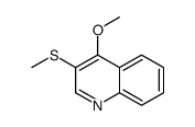 4-methoxy-3-methylsulfanylquinoline结构式