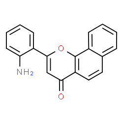 4H-Naphtho[1,2-b]pyran-4-one,2-(2-aminophenyl)-(9CI) Structure