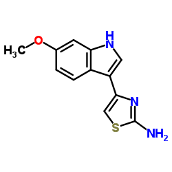 4-(6-METHOXY-1H-INDOL-3-YL)-THIAZOL-2-YLAMINE structure