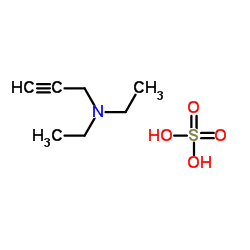 N,N-Diethyl-2-propyneammonium sulfate Structure