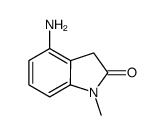 4-AMINO-1,3-DIHYDRO-1-METHYL-2H-INDOL-2-ONE structure