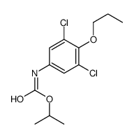 propan-2-yl N-(3,5-dichloro-4-propoxyphenyl)carbamate结构式