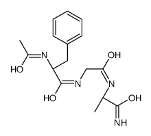 (2S)-2-acetamido-N-[2-[[(2S)-1-amino-1-oxopropan-2-yl]amino]-2-oxoethyl]-3-phenylpropanamide结构式