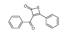 2-phenyl-3-benzoyl-thiet-4-one结构式