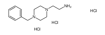 1-(2-Aminoethyl)-4-Benzylpiperazine Trihydrochloride Structure
