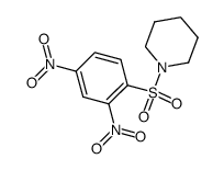 1-[(2,4-dinitrophenyl)sulfonyl]piperidine Structure