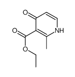 ethyl 2-methyl-4-oxo-1H-pyridine-3-carboxylate结构式