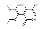 3-ethoxy-4-methoxy-phthalic acid结构式
