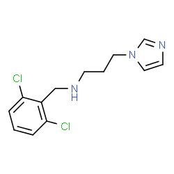 N-(2,6-dichlorobenzyl)-3-(1H-imidazol-1-yl)propan-1-amine structure