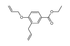 3-allyl-4-allyloxy-benzoic acid ethyl ester Structure