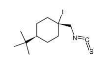 1-iodo-4-t-butyl-1-isothiocyanatomethylcyclohexane Structure