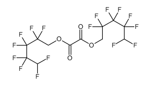 bis(2,2,3,3,4,4,5,5-octafluoropentyl) oxalate结构式