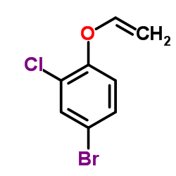 4-Bromo-2-chloro-1-(vinyloxy)benzene结构式