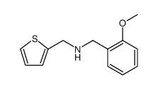 N-(2-METHOXYBENZYL)-N-(THIEN-2-YLMETHYL)AMINE结构式