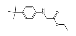 ethyl (4-(tert-butyl)phenyl)glycinate Structure