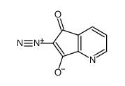 6-diazonio-7-oxocyclopenta[b]pyridin-5-olate结构式