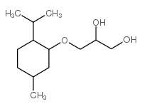 3-[[5-Methyl-2-(1-methylethyl)cyclohexyl]oxy]propane-1,2-diol structure