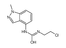 1-(2-chloroethyl)-3-(1-methylindazol-4-yl)urea Structure