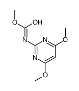 methyl N-(4,6-dimethoxypyrimidin-2-yl)carbamate结构式