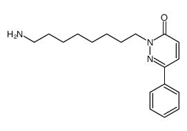 2-(7-(aminooctyl))-6-phenyl-3(2H)-pyridazinone结构式