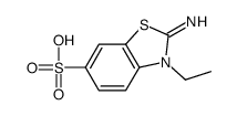 3-ethyl-2-imino-1,3-benzothiazole-6-sulfonic acid结构式