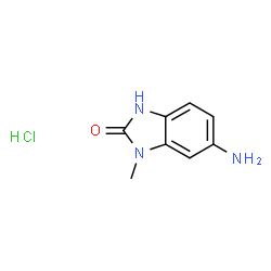 6-Amino-1-methyl-1,3-dihydro-2H-benzo[d]imidazol-2-onehydrochloride Structure