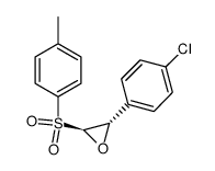 trans epoxy-p-chlorostyryl p-tolylsulphone Structure