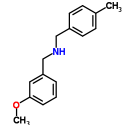 1-(3-Methoxyphenyl)-N-(4-methylbenzyl)methanamine结构式