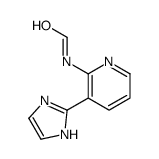 N-[3-(1H-imidazol-2-yl)pyridin-2-yl]formamide结构式