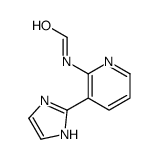 N-[3-(1H-imidazol-2-yl)pyridin-2-yl]formamide Structure