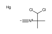 1,1-dichloro-2-isocyano-2-methylpropane,mercury Structure