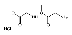 Methyl 2-aminoacetate hydrochloride(2:1)结构式