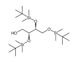 1,2,3-tri(tert-butyldimethylsilyloxy)-L-threitol Structure