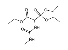 Ethyl 2-diethoxyphosphoryl-2-aminoacetate结构式