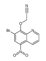 2-(7-bromo-5-nitroquinolin-8-yl)oxyacetonitrile Structure