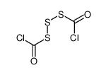S-(carbonochloridoyldisulfanyl) chloromethanethioate结构式