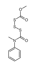 methyl [[methyl(phenyl)carbamoyl]trisulfanyl]formate结构式