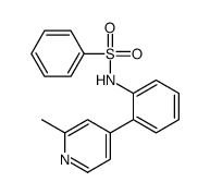 N-[2-(2-methylpyridin-4-yl)phenyl]benzenesulfonamide Structure